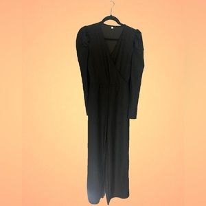 One piece black bodysuit